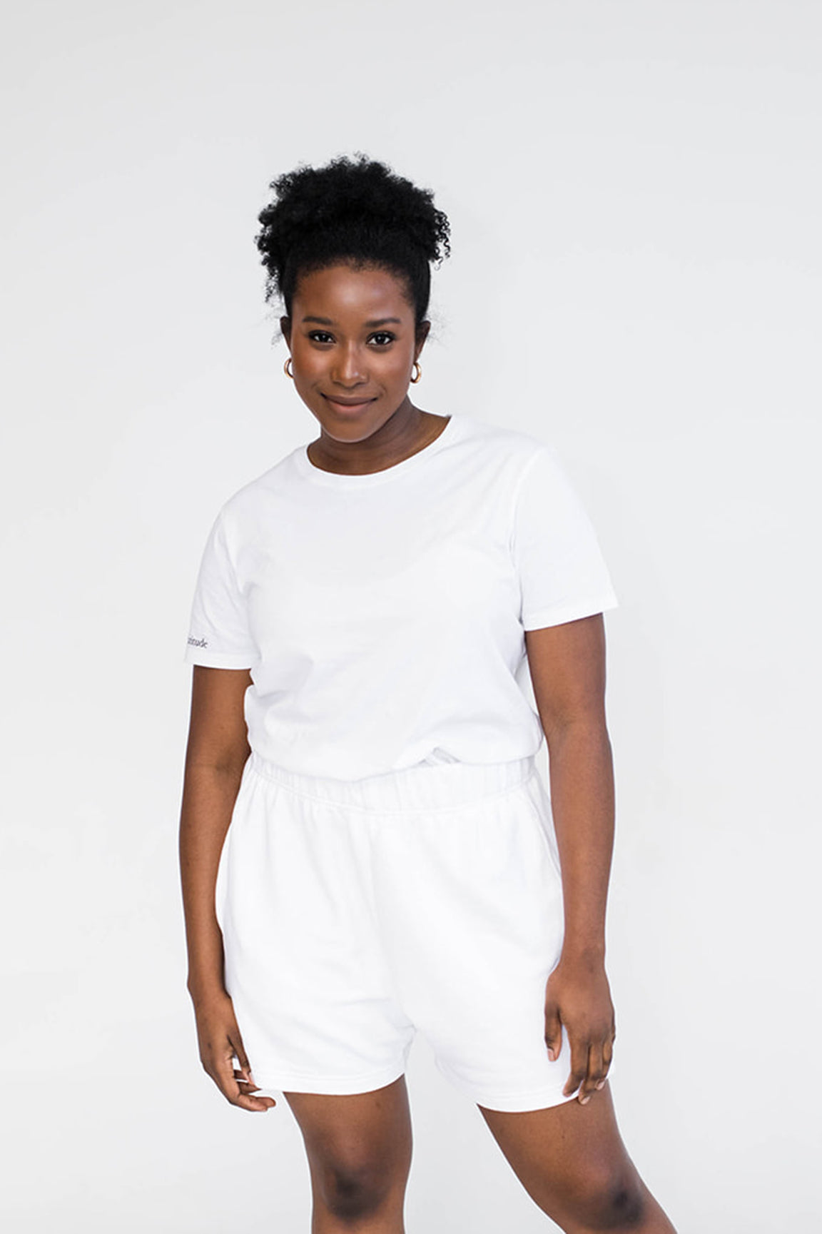 Lilac Classic T-Shirt | Mindfulness x Gratitude | White