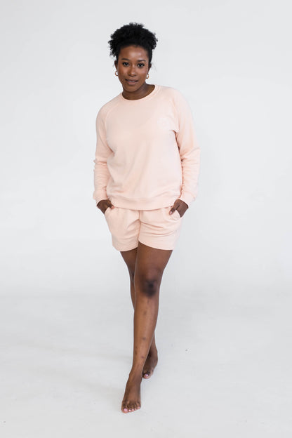 Masie Boyfriend Shorts | Apricot