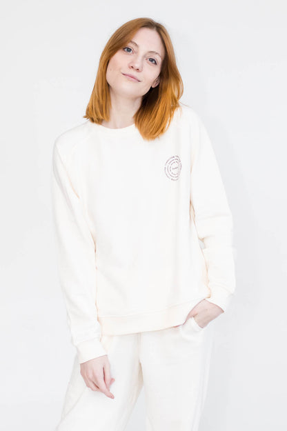Mila Crew Neck Sweatshirt | Human | Cloud