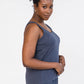 Nikki Boxy Scoop Tank | Gray Dawn