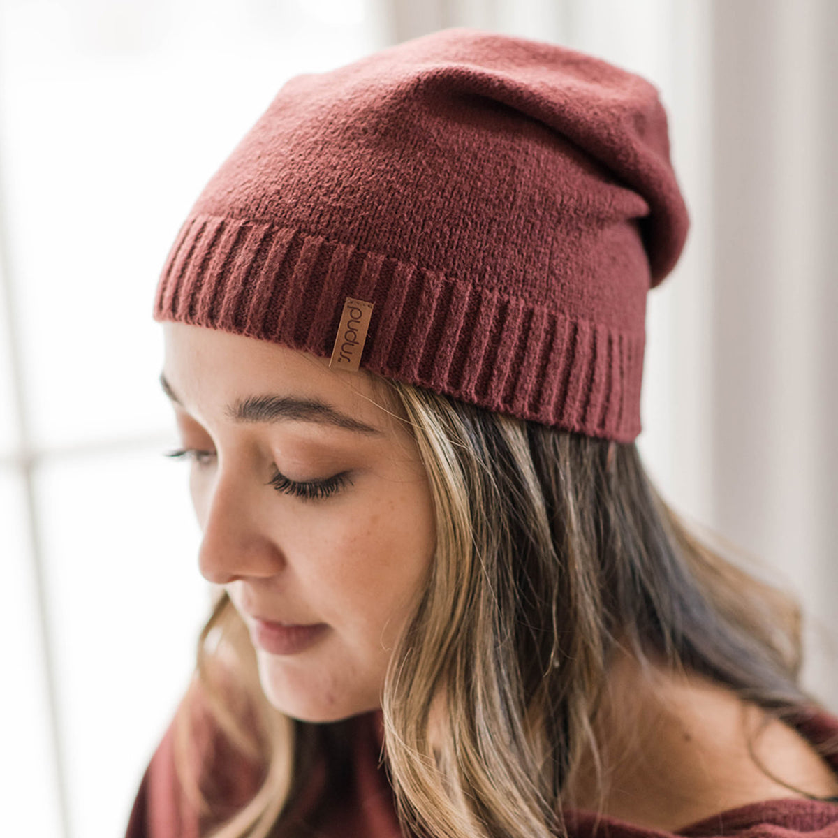 Marionberry Faux Cashmere Beanie