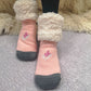 F Cancer x Pudus Classic Slipper Socks | Pink