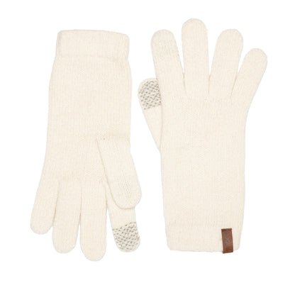 Touchscreen Tech Gloves | Faux Cashmere Gardenia
