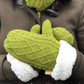 Mittens | Cable Knit Green