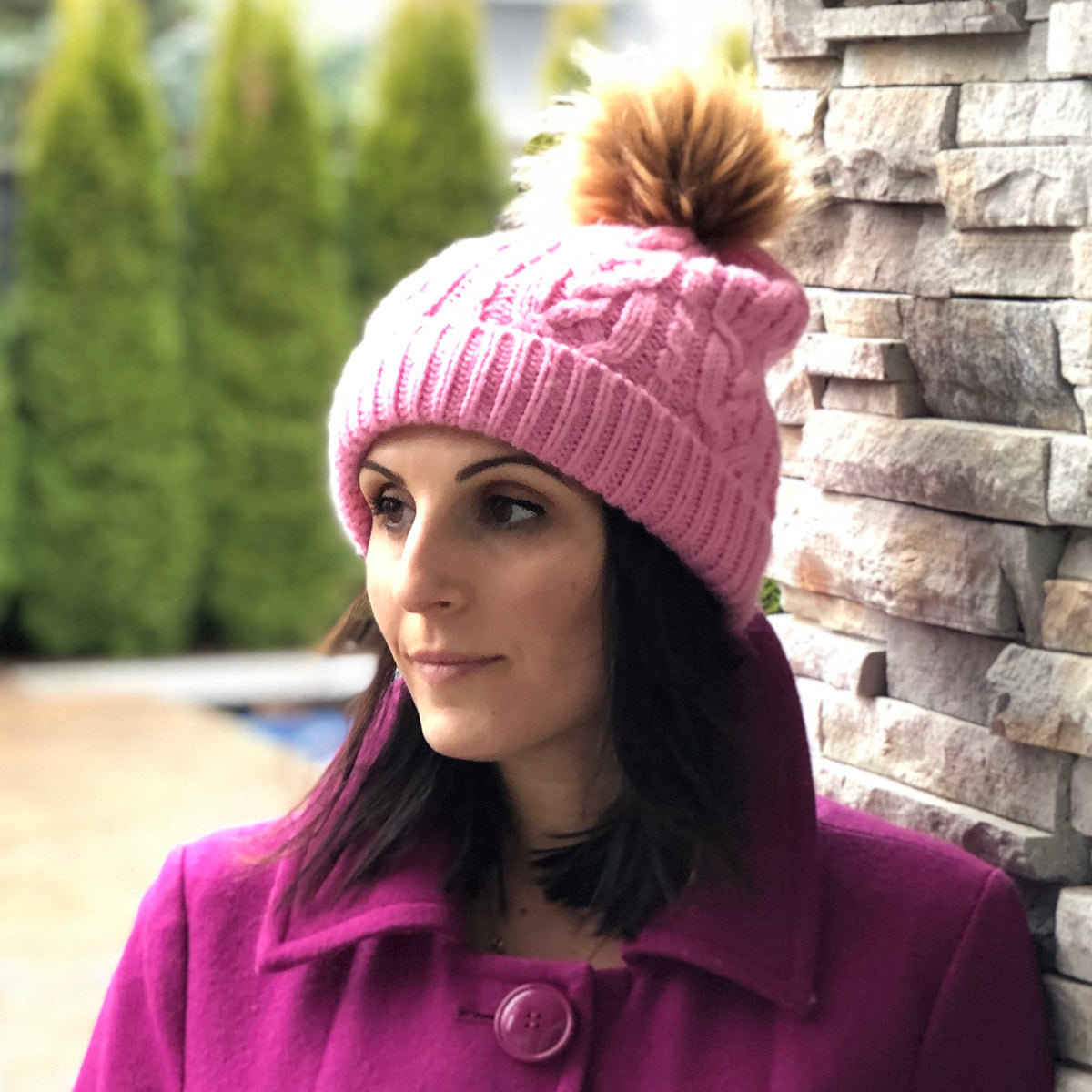 Beanie Winter Hat | Pink