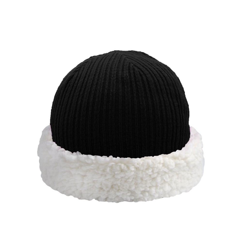 Winter Beanie | Cord Black