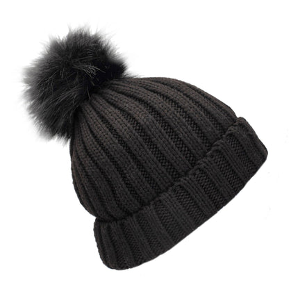 Beanie Winter Recycled Hat | Black