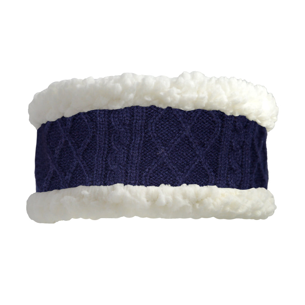Headband | Cable Knit Navy