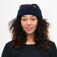 Recycled Headband - Chenille Knit Bluesail