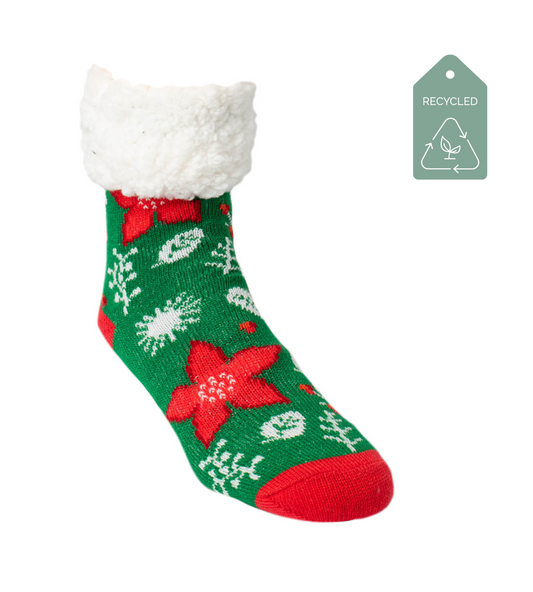 Holly Country Pine - Recycled Slipper Socks