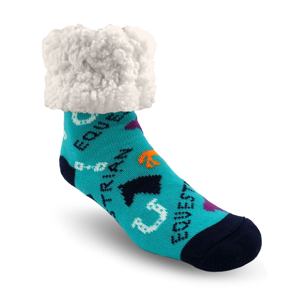 Classic Slipper Socks | Equestrian