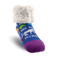 Pudus Cozy Winter Slipper Socks for Women and Men with Non-Slip Grippers and Faux Fur Sherpa Fleece - Adult Regular Fuzzy Socks I ™¡ My Horse - Classic Slipper Sock