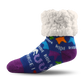 Pudus Cozy Winter Slipper Socks for Women and Men with Non-Slip Grippers and Faux Fur Sherpa Fleece - Adult Regular Fuzzy Socks I ™¡ My Horse - Classic Slipper Sock