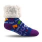 Pudus Cozy Winter Slipper Socks for Women and Men with Non-Slip Grippers and Faux Fur Sherpa Fleece - Adult Regular Fuzzy Socks I ™¡ My Horse - Classic Slipper Sock