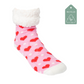 Heart Candy Pink - Recycled Slipper Socks
