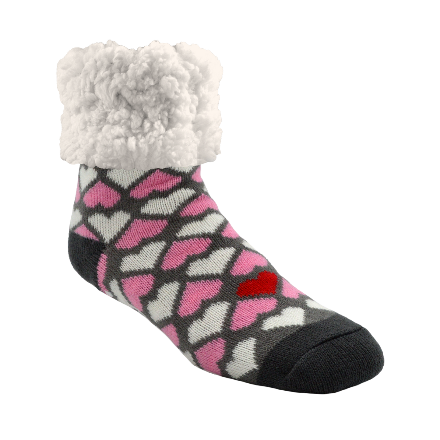 Classic Slipper Socks | Heart Valentine