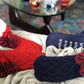 Cable Knit Classic Slipper Socks | Red