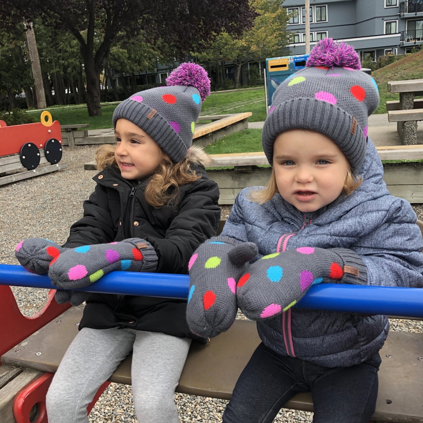 Kids Winter Beanie | Polka Dot Multi