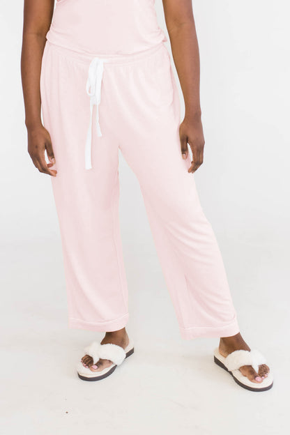 Kaitlyn Crop Sleep Pants | First Blush