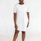 Kayla Easy T-Shirt Dress | White