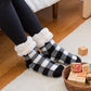 Classic Slipper Socks | Lumberjack White