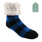 Lumberjack Lapis - Recycled Slipper Socks
