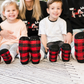Lumberjack Red - Recycled Slipper Socks