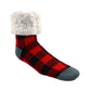 Classic Slipper Socks | Lumberjack  Red