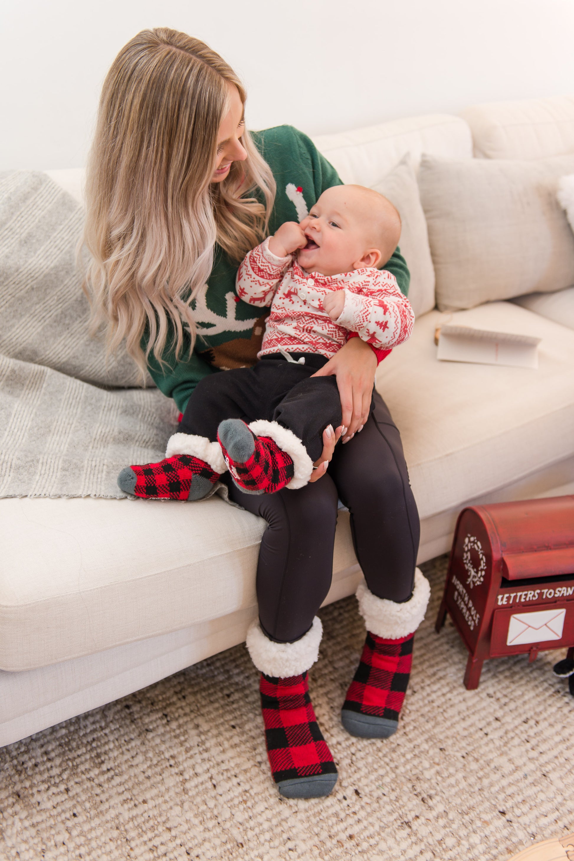 Toddler Slipper Socks  Lumberjack Red – Pudus™ Lifestyle Co.