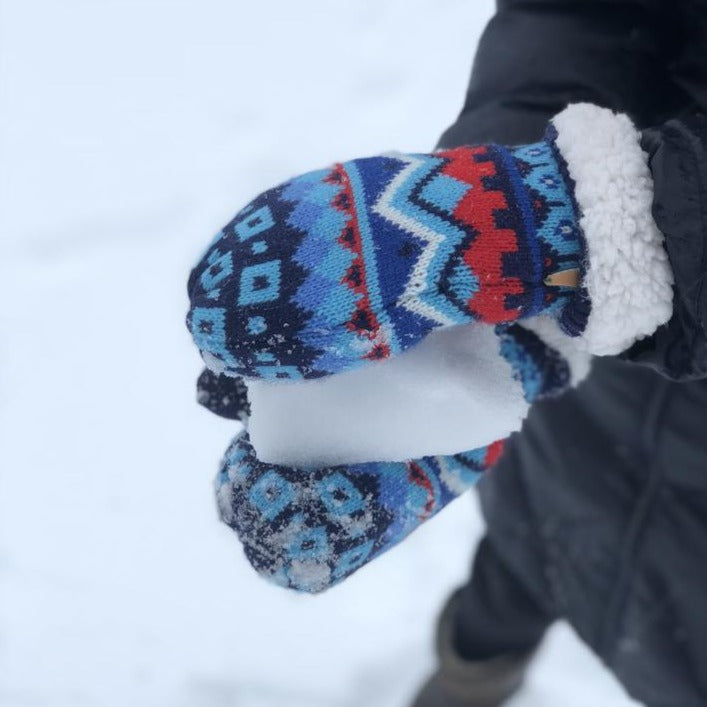 Mittens | Nordic Blue