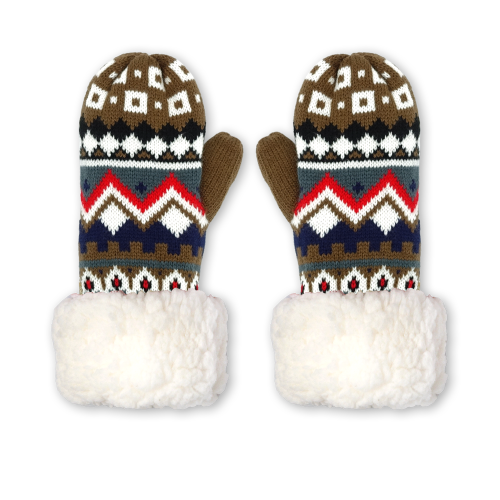 Winter Mittens | Nordic White