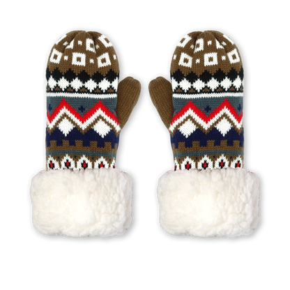 Winter Mittens | Nordic White