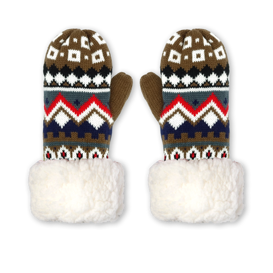 Winter Mittens | Nordic White