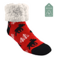 Moose Red - Recycled Slipper Socks