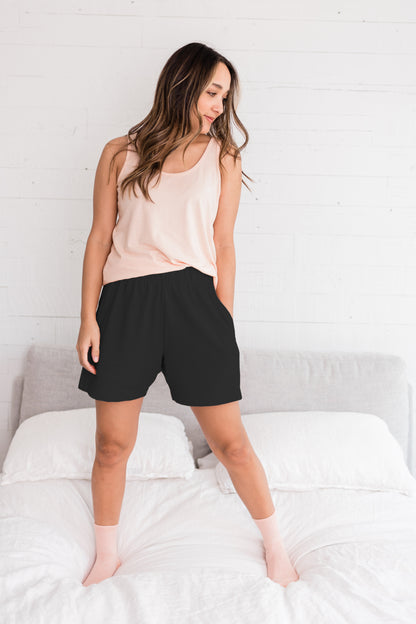 Masie Boyfriend Shorts | Black