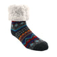 Pudus Classic Nordic Grey slipper socks with grey heal and toe