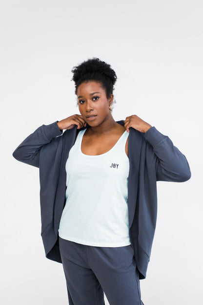 Nikki Boxy Scoop Tank | Dew Drop