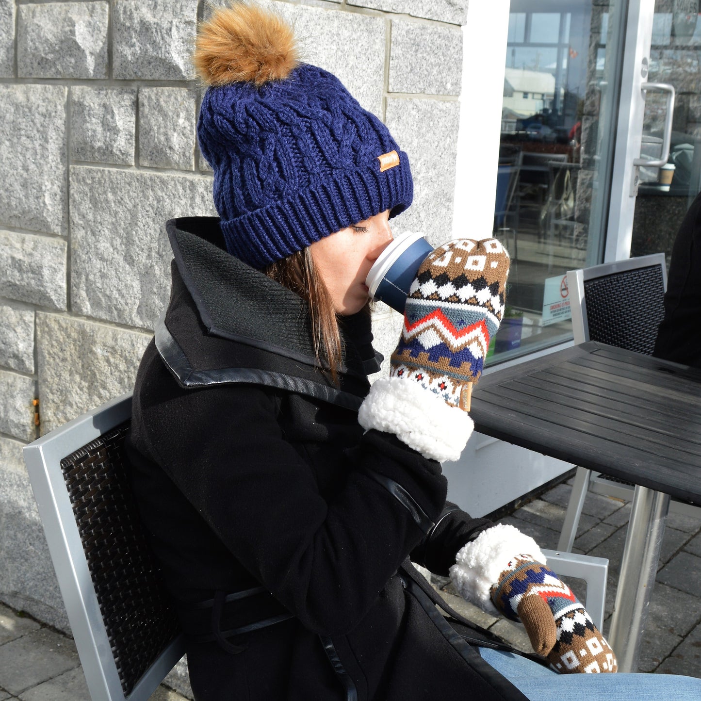 Winter Mittens | Nordic White