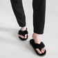 Outdoor Sole Flip Fluff - Black