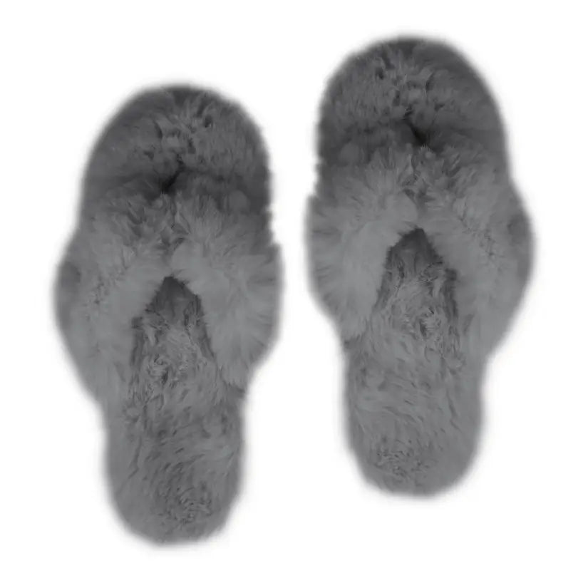 Outdoor Sole Flip Fluff - Charcoal