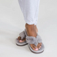 Outdoor Sole Flip Fluff - Charcoal