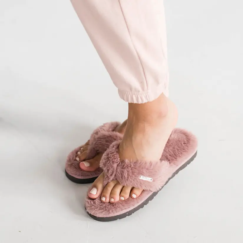 Outdoor Sole Flip Fluff - Elderberry