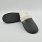 Slides | Cable Knit Grey