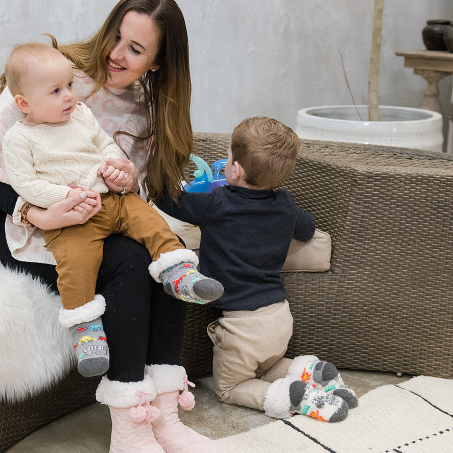 Kids Classic Slipper Socks | Jungle Animals