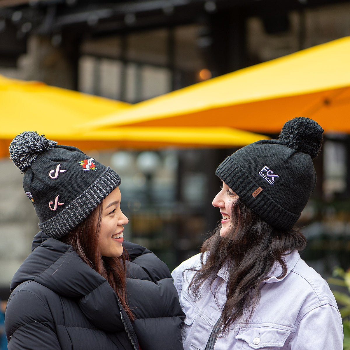 F Cancer x Pudus Beanie Hat | Multi Patch