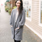 Faux Cashmere Valentini Cardigan | Grey