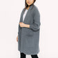 Faux Cashmere Valentini Cardigan | Grey