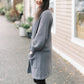 Faux Cashmere Valentini Cardigan | Grey