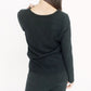 Faux Cashmere Cesani Sweater | Black