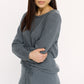 Faux Cashmere Cesani Sweater | Black